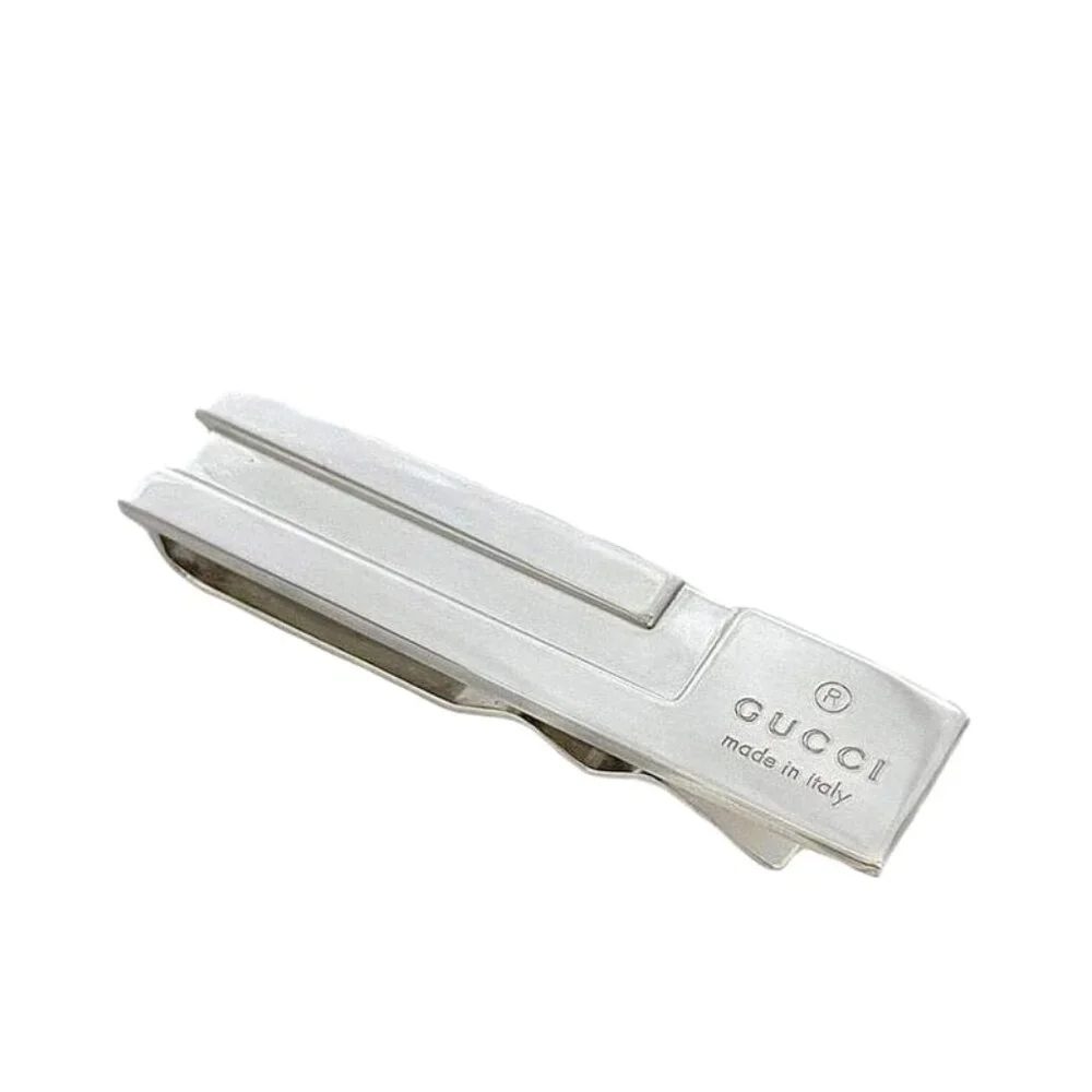 Gucci Money Clip Silver Polished